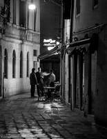 Stan Halpin - Venice at Night Pentax K-10D, 77mm/1.8 Ltd.  Late evening, early March 2007. I did astroll through the Venetian alleyways near the hotel where my meetingwas being held.