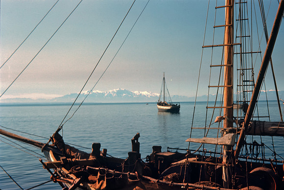 Thessaloniki with Mt.Olympus across the bay