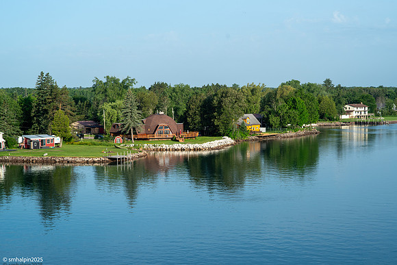 Approaching Sault Ste. Marie